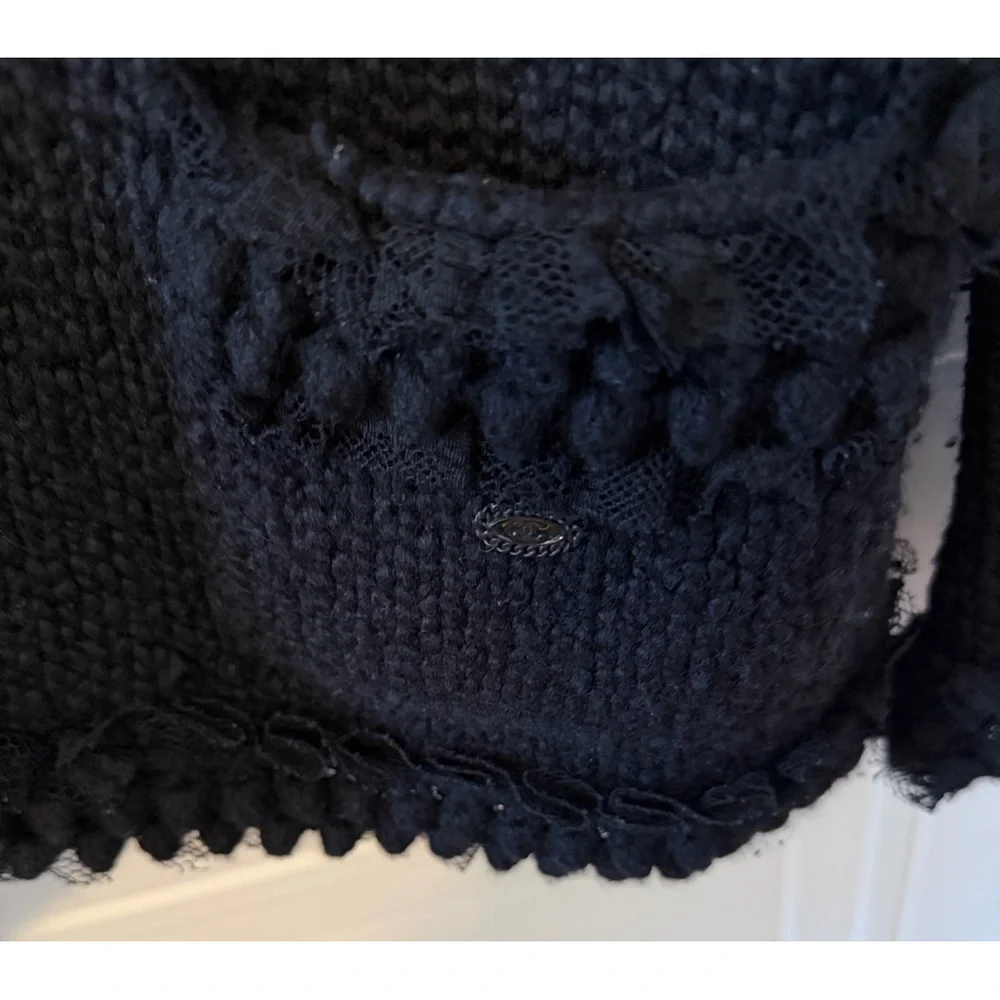 CHANEL Cashmere Open Front Cardigan - Picture 4 of 6
